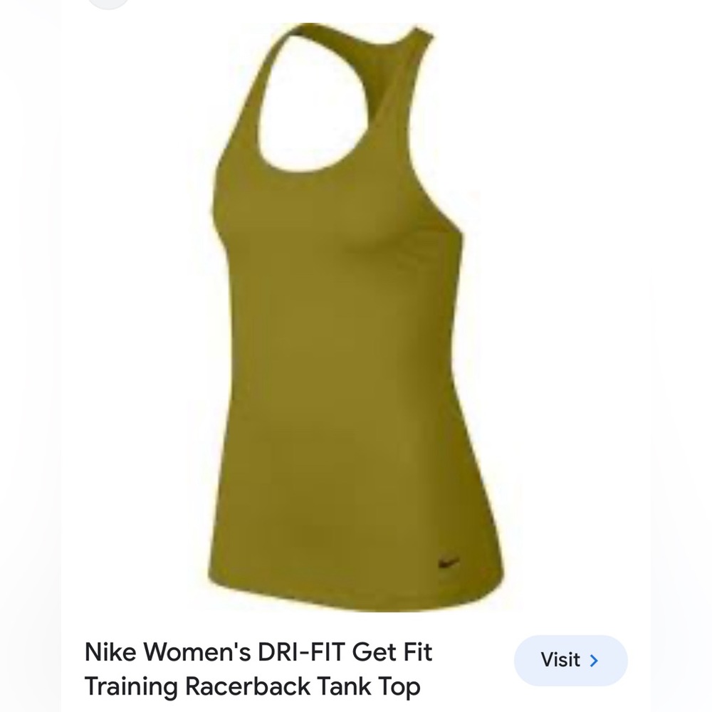 SMALL NIKE DRY FIT RACER BACK TANK TOP